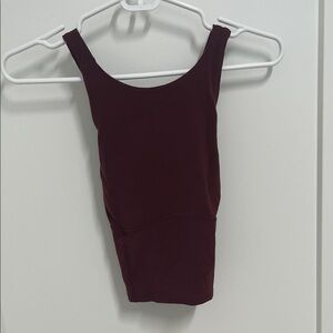 Lululemon Athletica Deep Red Camisole tank